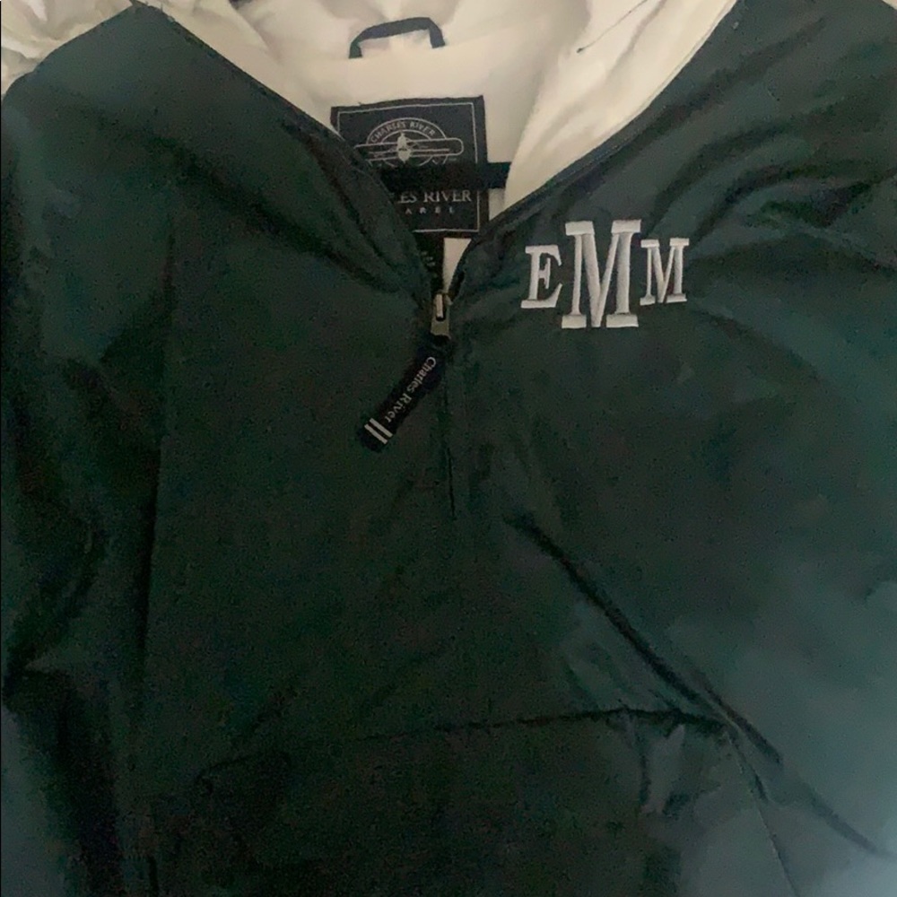 Charles River Monogrammed Windbreaker
